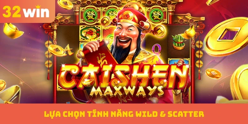 Nổ Hũ Thần Tài – Một Chạm Phát Tài, Săn Hũ Vàng Siêu Khủng 2 Lựa chọn tính năng Wild & Scatter