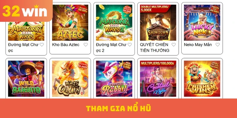 Tham gia nổ hũ