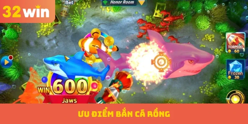 Bắn Cá Rồng – Đại Dương Với Số Lượng Sinh Vật Khủng 2 Ưu điểm Bắn cá Rồng